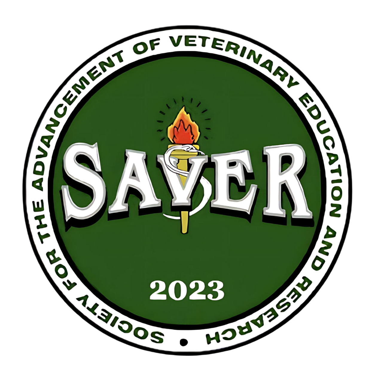 Society for the Advancement of Veterinary Education and Research (SAVER) Logo